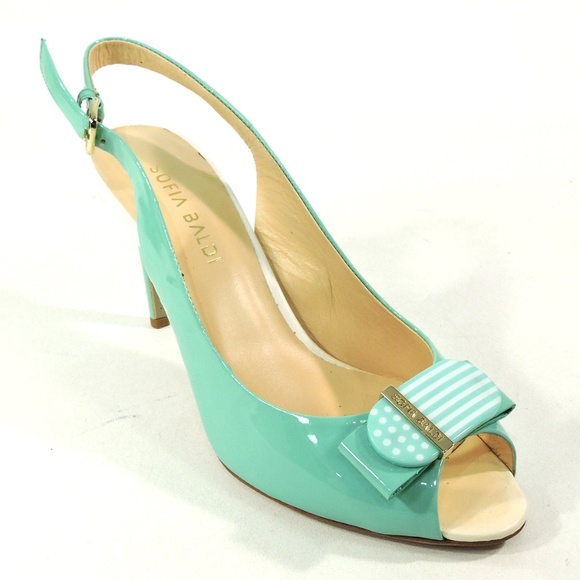 SOFIA BALDI 🇮🇹 PATENT LEATHER SUMMER SANDALS - Picture 2 of 7